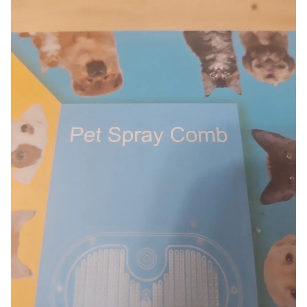 NEW Pet Spray Hair Removal Comb USB CHARGING cordless CAT DOG animal NIB